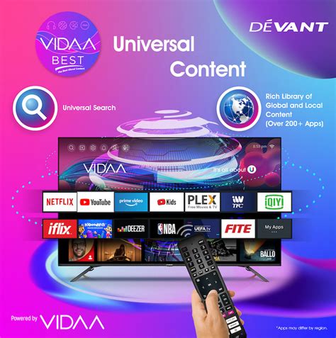 Devant’s VIDAA makes watching on TV easy for all .